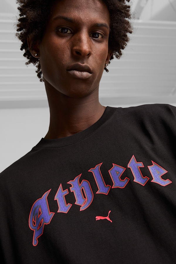 GRAPHICS "Athlete" Tee Men, PUMA Black, extralarge